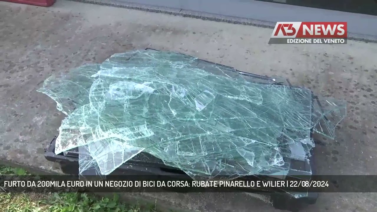 FURTO DA 200MILA EURO IN UN NEGOZIO DI BICI DA CORSA: RUBATE PINARELLO E WILIER | 22/08/2024
