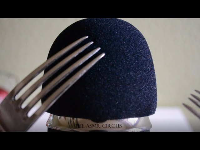 ASMR Forks . Microphone Scratching & Poking