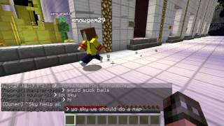 Skydoesminecraft on his own server 