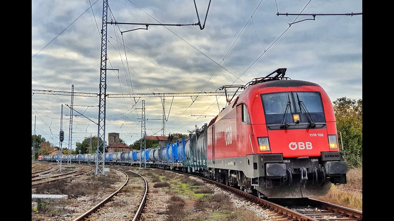 🆕 [4K] 🚆 Cab Ride 🛤️ Freight Line 83 ➡️ Simeonovgrad - Nova Zagora ⚡️ Siemens Taurus