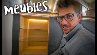 JE FABRIQUE MES PREMIERS MEUBLES - Passion Rénovation Ep47 - construction maison travaux DIY