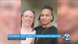 Accidental text leads to Thanksgiving tradition for 7th year