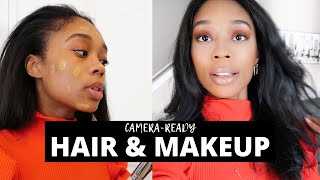 GET CAMERA-READY WITH ME: Full Hair & Makeup Routine screenshot 2