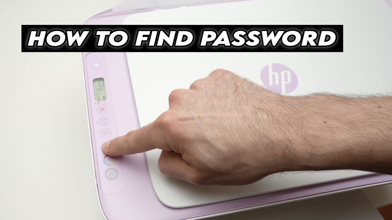 How to Find the Password Of HP DeskJet 2842e & 2855e Printer
