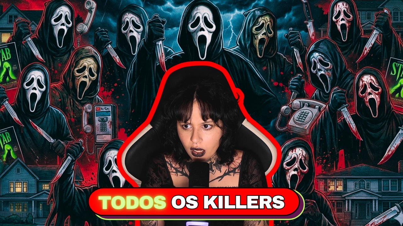 PÂNICO: relembre quem foi o GHOSTFACE de cada filme e quais foram suas motivações!