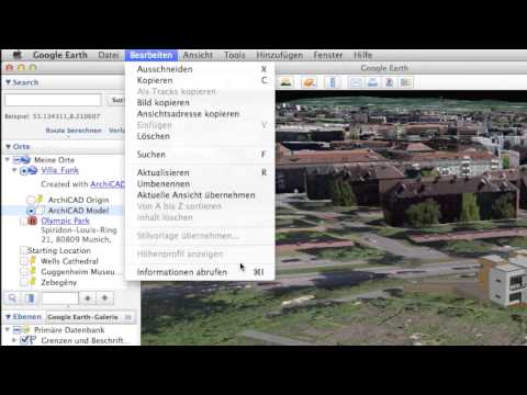 Ein Google Earth 3D-Modell importieren