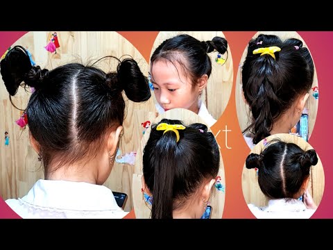 Video 5 Kiểu Cột Tóc Dễ Thương Cho Bé Gái | Mỗi ngày một... - youtube