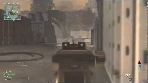 MW3 - 2 Kill Streaks on Hardhat with the Gold MP7