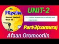 PHYSICS KUTAA 10FFAA BOQONNAA 1| grade 10 phy unit 2: graphical representation of uniformly acc...