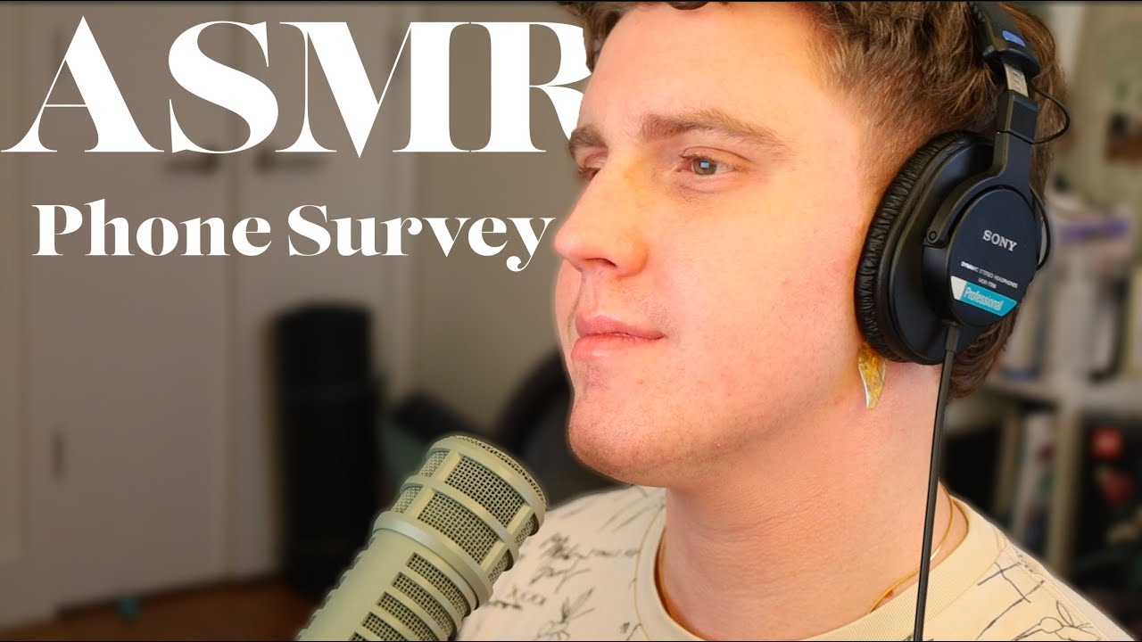 ASMR 📞 телефонный опрос 🤔 в развлекательных СМИ 📽️