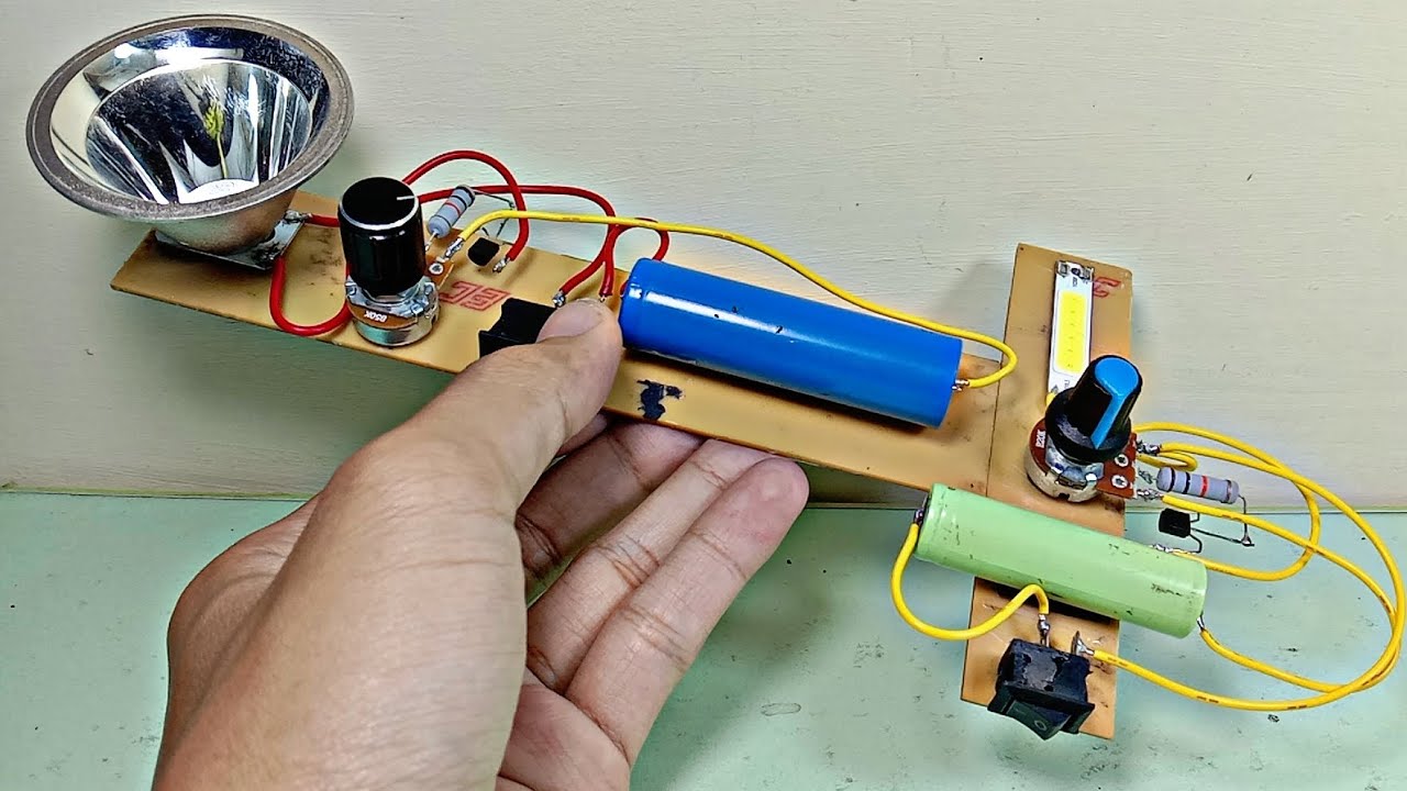 HOW TO MAKE A CIRCUIT FOR CONTROLLING THE BRIGHTNESS OF COB LED LAMPS ...