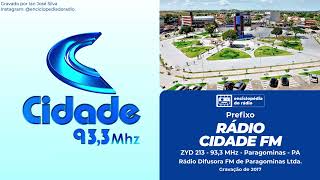 Prefixo - Rádio Cidade FM 93,3 MHz - Paragominas - PA