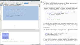CS 161 7.5 Traversing Arrays