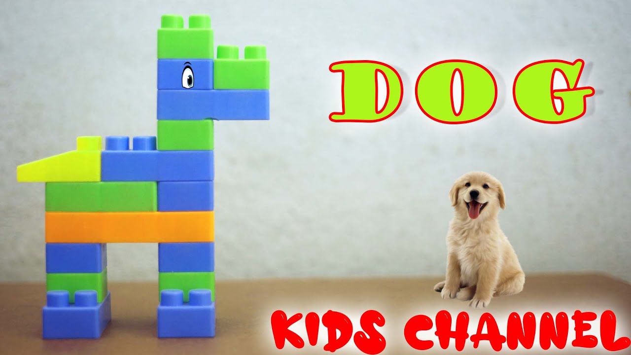 Dog Building Blocks  | How To Build DOG  |Building Blocks for Kids | Block for Kids | DOG