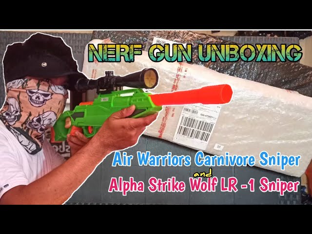 tops AIR WARRIORS CARNIVORE SNIPER NERF GUN Next Day Shift-Out