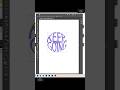Easy Illustrator 3D Text Effect | KEEP GOING | Noob Vs Pro Editor || The Edito's World || Beginner |