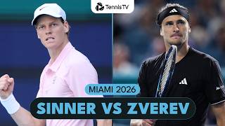 Jannik Sinner Vs Alexander Zverev Semi-Final Highlights Miami 2026