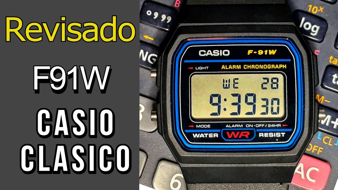 Convierten el reloj clásico Casio F91W en un smartwatch