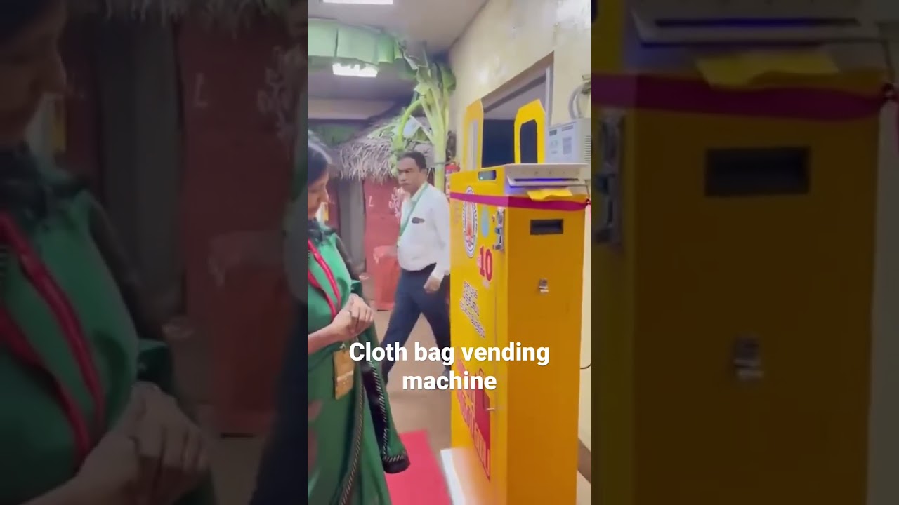 Cloth bag vending machine in tamilnadu 👍 we wish to replicate in each state