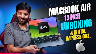 M3 Macbook Air 15-inch Unboxing in Telugu By Vijay