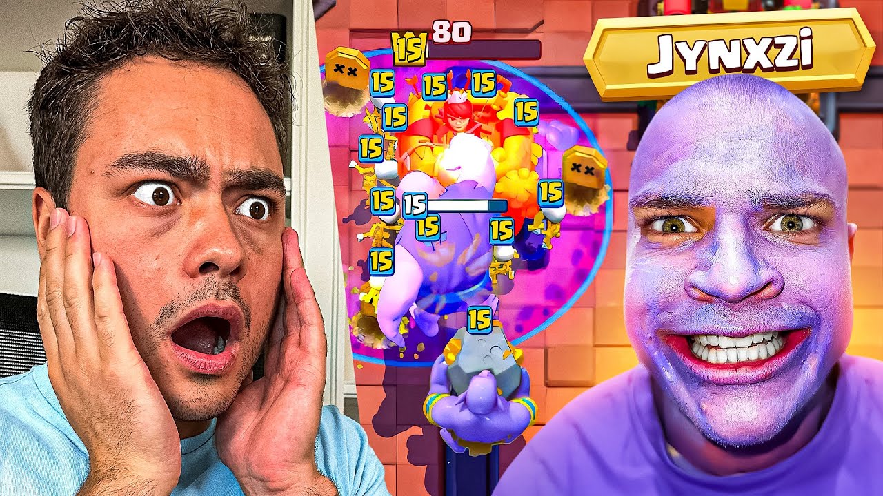 Ik Probeerde het Jynxzi Deck op Clash Royale...