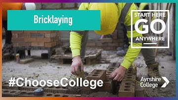 Bricklaying courses - lecturer Bobby McDowall