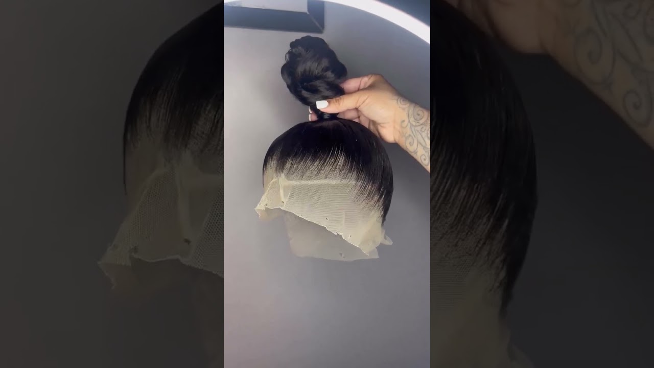 360 Frontal Wig Ft. Messy Bun 🔥😘