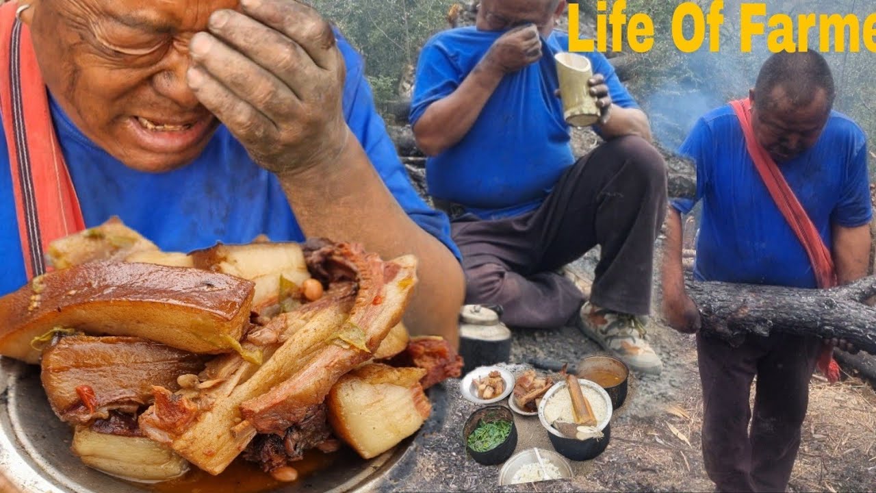 Life of Farmer Working & Eating!!@khipsvlog3739...