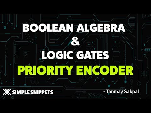 Priority Encoder Digital Circuit with Truth Table & Circuit Diagram using K-Maps
