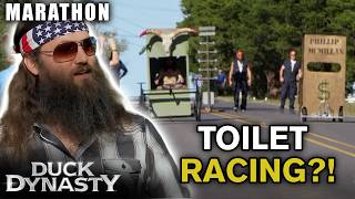 Only the Robertsons Would Race a Toilet on Wheels | Duck Dynasty screenshot 1
