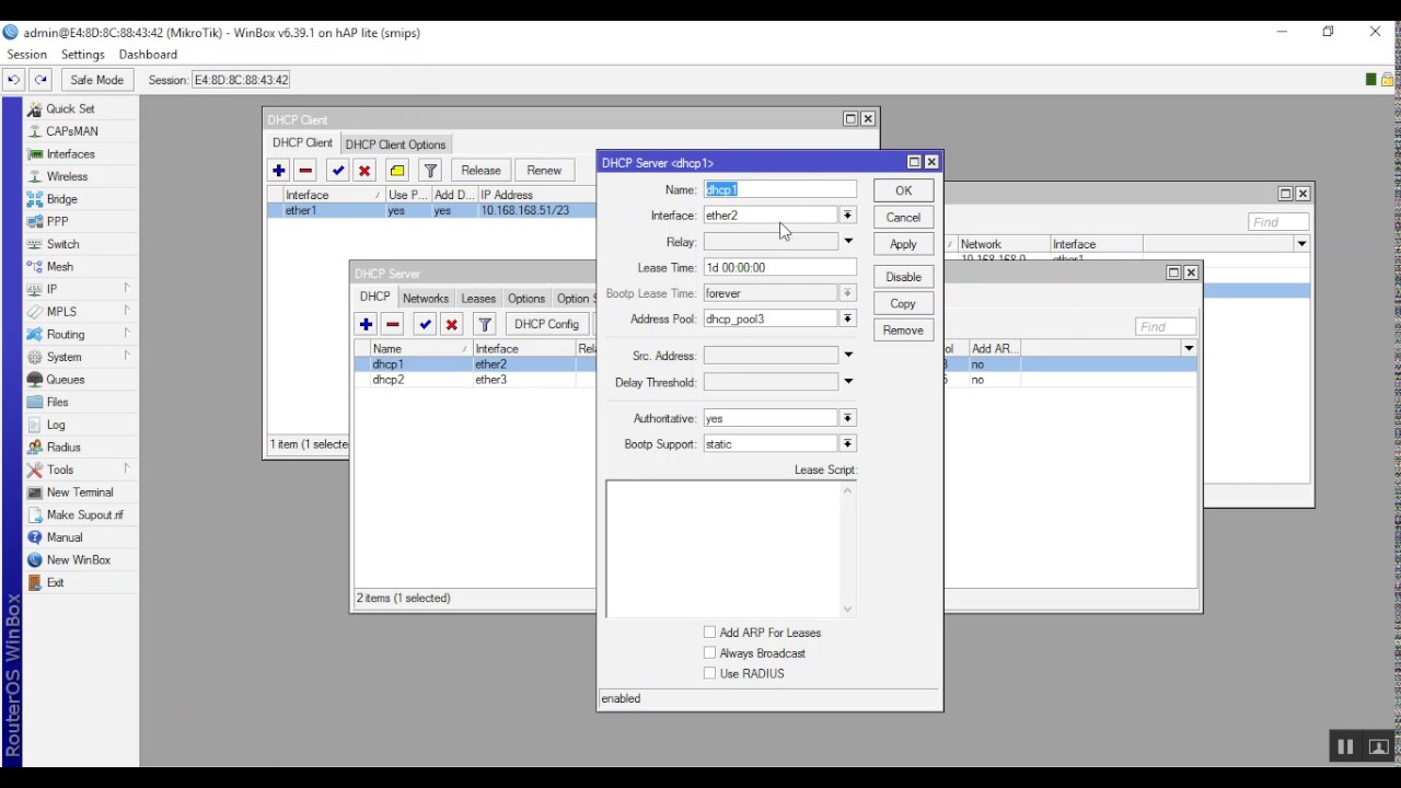 mikrotik ออกเน็ต  New Update  config mikrotik ออกเนต