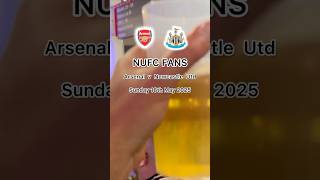 Newcastle United Fans At Arsenal #nufc #newcastleunited #premierleague #arsenal #football #london