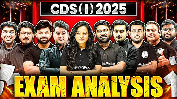 CDS 1, 2025 Exam Analysis 💪 | CDS Live Paper Discussion 🤩 | CDS 1, 2025🔥