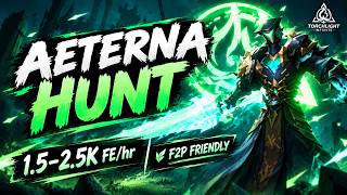 Aeterna Hunt Farming | 1.5–2.5K FE/hr | F2P Friendly (SS14)