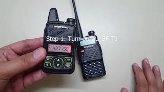 Using Baofeng UV5R and BF-T1 Together screenshot 5