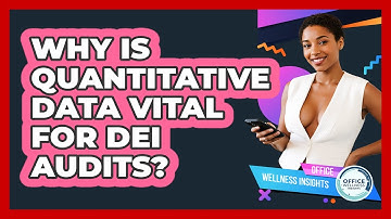 Why Is Quantitative Data Vital For DEI Audits? - Office Wellness Insights