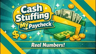 How I Cash Stuff My Paycheck REAL Numbers l Cash Wallet Sinking Funds