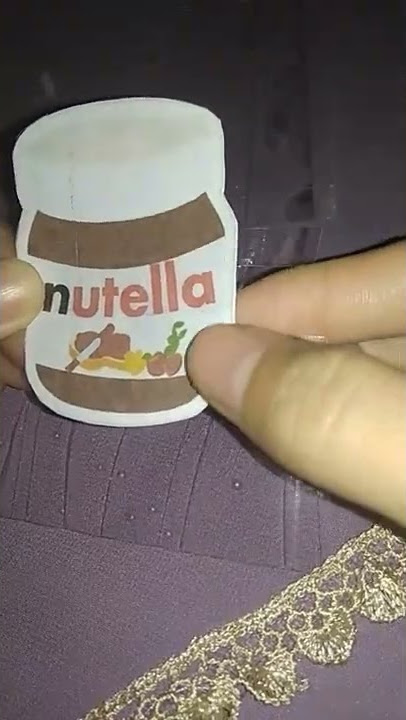 DIY paper squishy | Nutella
