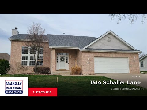 1514 Schaller Lane, Dyer, IN home video tour