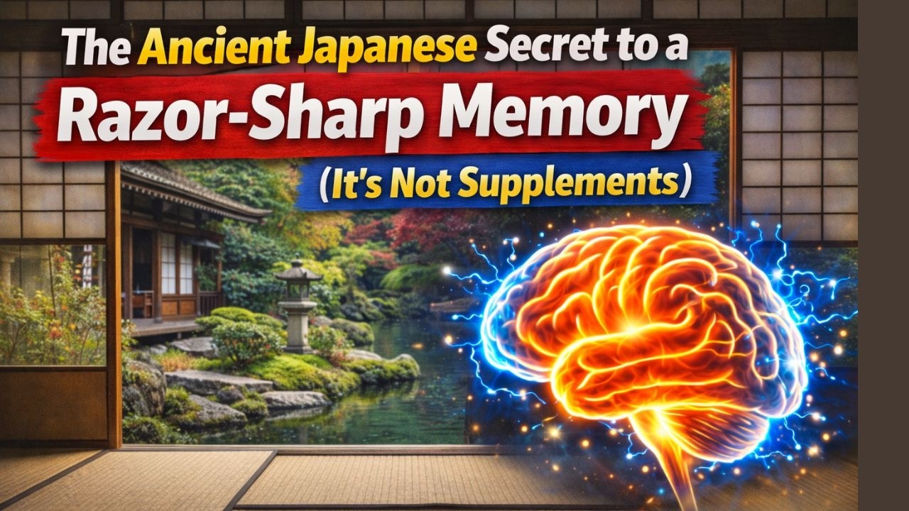 Japan’s Ancient Secret to Better Cognitive Memory🧠🇯🇵  (Proven Method)