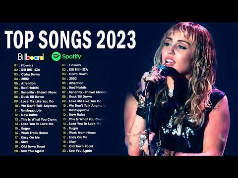 Best Pop Music Playlist 2023 - Miley Cyrus, Selena Gomez, The Weeknd, Adele, Maroon 5, Ed Sheeran