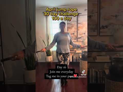 Day 16||APRIL JUMP ROPE CHALLENGE ||100 a day - YouTube