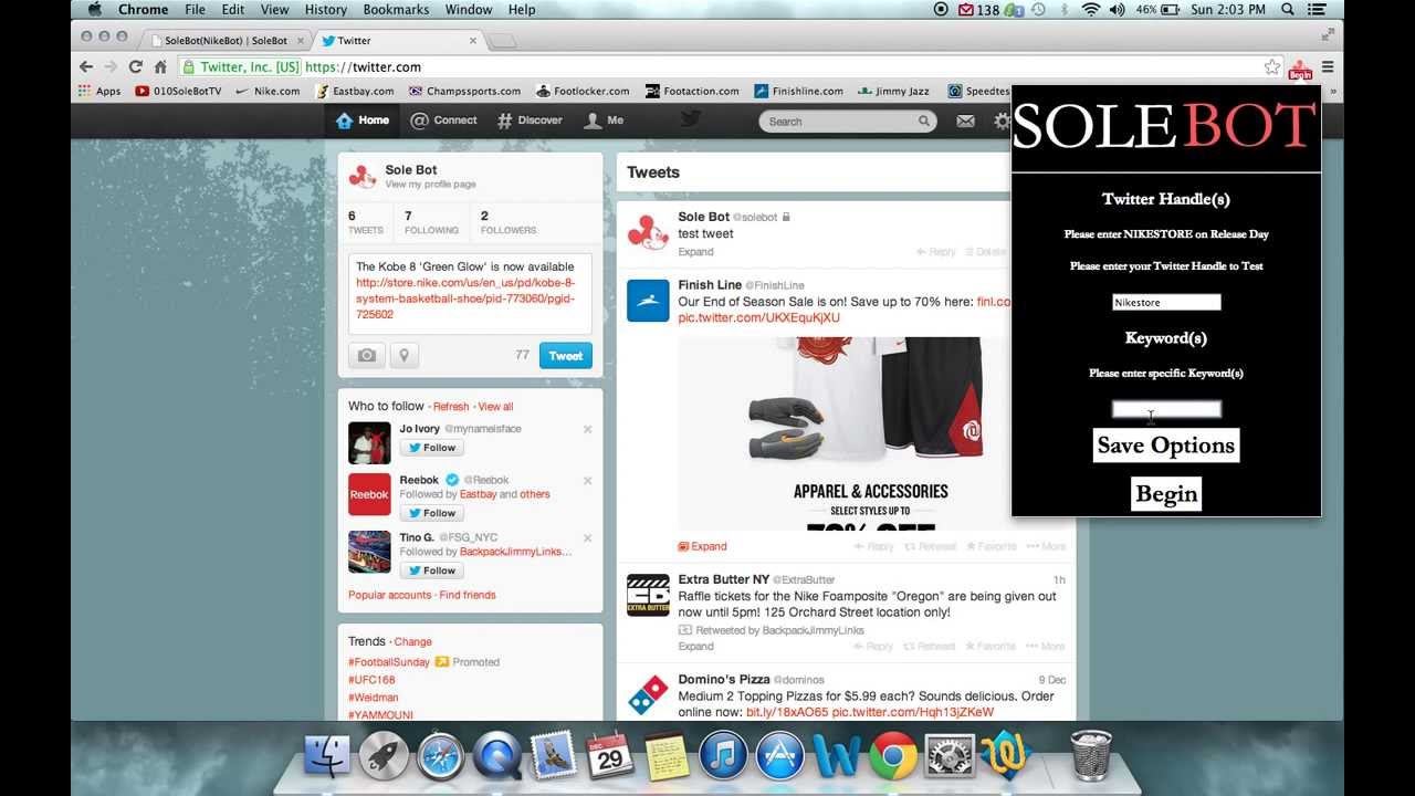 Nike Twitter Bot - SoleBot(NikeBot)V4