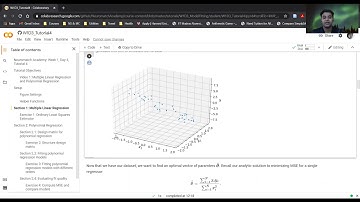 Tutorial on Multiple Linear Regression | NMA 2021 | Niranjan Chakrabhavi