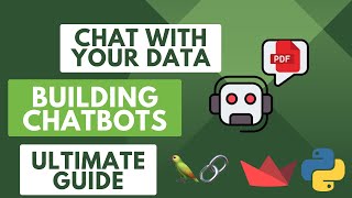 Ultimate Guide to Building Chatbots to Chat with Your Data | AI Chatbot Tutorial