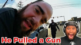 Road Raging Driver Pulls A Gun, Gets Instant Karma