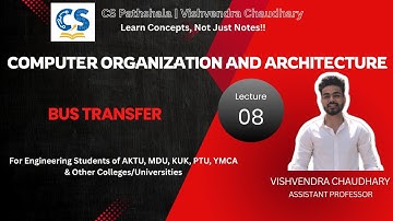 COA | Unit-1 | Lecture-8 | Bus Transfer | AKTU B.Tech Computer Science