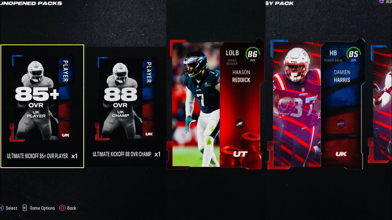 ULTIMATE KICKOFF CHAMPION PACK!! FIRST 86 PLATINUM PULL!! - Madden 24 Pack Opening