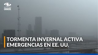 Tormenta Invernal En Estados Unidos Afecta A 40 Estados Y Deja Más De 9.000 Vuelos Cancelados