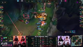 Ig Rookie Zoe On A Different Level Gets The Double Kill Week 4 Day 6 Invictus Gaming Vs Fpx